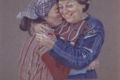 1977-The-Hug-II-colored-pencil